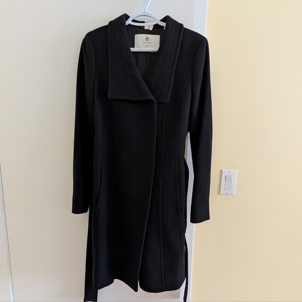 Aritzia Wilfred Connor Wool Coat In Black - Picture 4 of 8